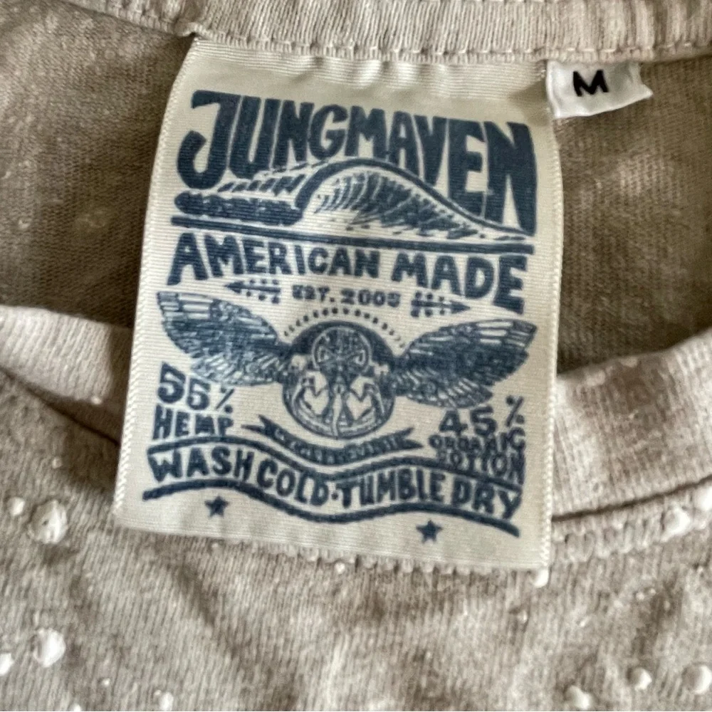 Jungmaven Gray Long Sleeve Tee - Picture 5 of 5